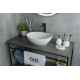 Раковина Gid N900 51164 накладная белый матовый 41x34x15