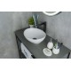 Раковина Gid N900 51164 накладная белый матовый 41x34x15