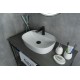 Раковина Gid N9045 51166 накладная белая 50x38x12