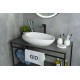 Раковина Gid N9050 51167 накладная белая 59x37x14