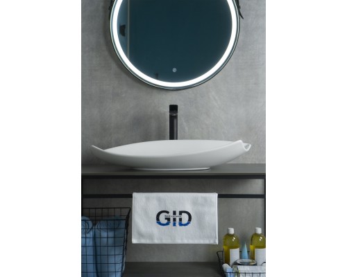 Раковина Gid N9178 51171 накладная белая 74x38x13
