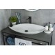 Раковина Gid N9178 51171 накладная белая 74x38x13