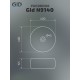 Раковина Gid N9140 51213 накладная белая 40x40x15.5