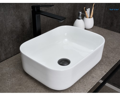Раковина Gid N1335 51238 накладная белая 40x30x13