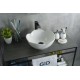 Раковина Gid N9078 51162 накладная белая 38.5x38.5x17