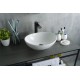 Раковина Gid N9138 51178 накладная белая 41x34x15