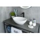 Раковина Gid N9138 51178 накладная белая 41x34x15