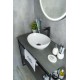Раковина Gid N9138 51178 накладная белая 41x34x15