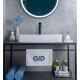 Раковина Gid Wm9396 51189 накладная белый матовый 60x34x11