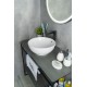 Раковина Gid N9002 51102 накладная белая 38.5x38.5x15