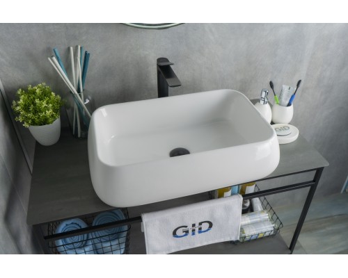 Раковина Gid N9239 51134 накладная белая 60x40x15 Раковина Gid N9239 51134 накладная белая 60x40x15