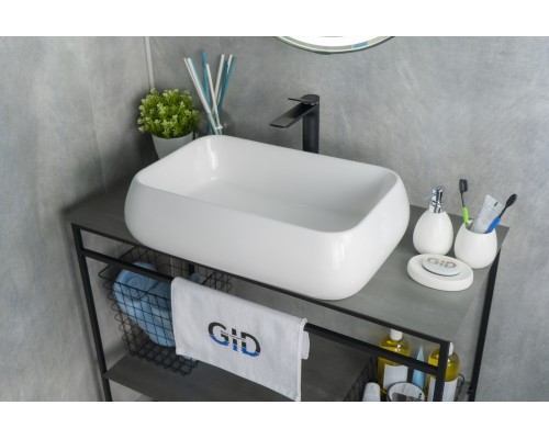 Раковина Gid N9239 51134 накладная белая 60x40x15 Раковина Gid N9239 51134 накладная белая 60x40x15