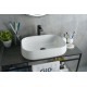 Раковина Gid N9243 51135 накладная белая 56x42x14