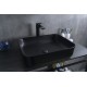 Раковина Gid Bm1304 53350 накладная черная матовая 50x39x13