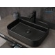 Раковина Gid Bm9550 53364 накладная черная матовая 50x40x11