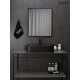 Раковина Gid Bm9599 53366 накладная черная матовая 61x38x15