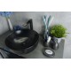 Раковина Gid Nc911 52224 накладная черная матовая 41.5x41.5x13.5