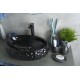 Раковина Gid 9030bf 52232 накладная черная глянцевая 48x34x15