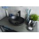 Раковина Gid Nc901 52223 накладная черная матовая 41x34x15