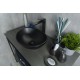 Раковина Gid Nc901 52223 накладная черная матовая 41x34x15