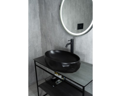 Раковина Gid Bm9030wx 53385 накладная черная матовая 60x40x15