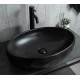 Раковина Gid Bm9030wx 53385 накладная черная матовая 60x40x15