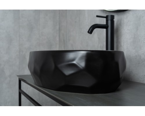 Раковина Gid Bm9030wx 53385 накладная черная матовая 60x40x15