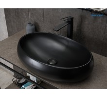 Раковина Gid Bm9030a 53371 накладная черная матовая 60x41x15