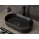 Раковина Gid N9020bg 53379 накладная черная графит 52.5x30.5x11.5