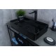 Раковина Gid BL9396 53346 накладная черная глянцевая 60x34x11