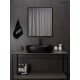 Раковина Gid Bm9026a 53369 накладная черная матовая 60x40x15