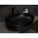 Раковина Gid Bm9026a 53369 накладная черная матовая 60x40x15