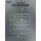 Раковина Gid Bm9660 53376 накладная черная матовая 60x40x11
