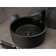 Раковина Gid N9130bg 53382 накладная черная графит 41.5x41.5x16.5
