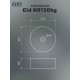 Раковина Gid N9130bg 53382 накладная черная графит 41.5x41.5x16.5