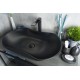 Раковина Gid Bm9175 53333 накладная черная матовая 66.5x41x12