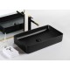 Раковина Gid Bm9396 53344 накладная черная матовая 60x34x11
