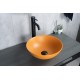 Раковина Gid 9081orm 53405 накладная оранжевая матовая 36x36x14