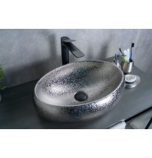 Раковина Gid 9030s 52235 накладная хром 48x34x15