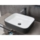 Раковина Gid Nc366 52205 накладная белая / черная 50x39x13