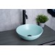 Раковина Gid 9081tifm 53402 накладная тиффани матовая 36x36x14