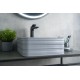 Раковина Gid Gm965 53338 накладная серая матовая 38.5x38.5x13.5