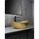 Раковина Gid Gd9811 53340 накладная золотая 61x37x15