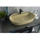 Раковина Gid Sr1346 53343 накладная светло-коричневая матовая 61x41x14