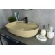 Раковина Gid Sr1346 53343 накладная светло-коричневая матовая 61x41x14
