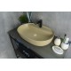Раковина Gid Sr1346 53343 накладная светло-коричневая матовая 61x41x14
