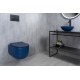 Раковина Gid 9081bum 53401 накладная синяя матовая 36x36x14