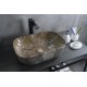 Раковина Gid Mnc333T 54474 накладная под камень глянцевый 46x32.5x13.5