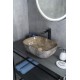 Раковина Gid Mnc333T 54474 накладная под камень глянцевый 46x32.5x13.5