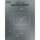 Раковина Gid Mnc333T 54474 накладная под камень глянцевый 46x32.5x13.5